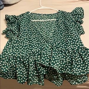 Ruffle crop top